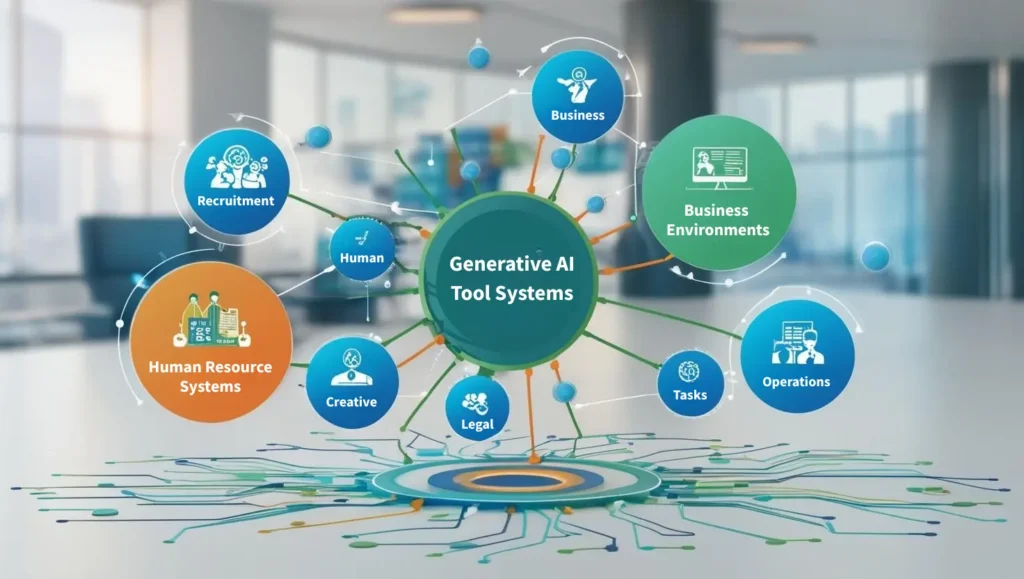 AI neural network visualising creativity and automation in business - Lady in Techverse