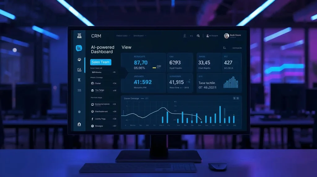 AI Sales Reps are Replacing SDRs: How Tools like Artisan's Ava are Transforming Lead Generation in 2025 - AI sales agent dashboard with automated outreach sequences and CRM integration