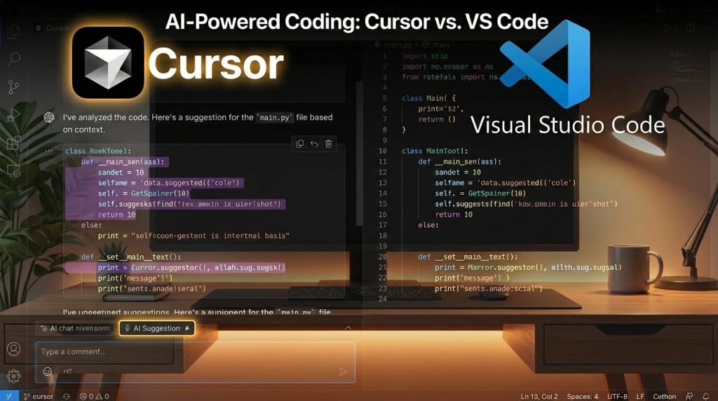 VS Code vs Cursor - LadyinTechverse Digital Sanctuary